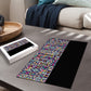 African Ndebele Art Patterns Puzzle Black Half Style
