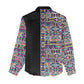 African Ndebele Art Patterns Women Casual Shirt Black Half Style