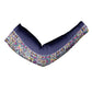 African Ndebele Art Patterns Arm Sleeves Navy Blue Half Style