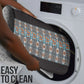 African Ndebele Traditional Attire Bathroom Set Black Ndebele Stripe