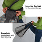 African Ndebele Traditional Attire Grocery Bag Black Ndebele Stripe