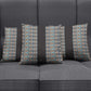 African Ndebele Traditional Attire Pillow Cover Black Ndebele Stripe