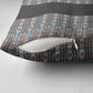 African Ndebele Traditional Attire Pillow Cover Black Ndebele Stripe