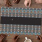 African Ndebele Traditional Attire Puzzle Black Ndebele Stripe