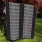 African Ndebele Traditional Attire Quilt Black Ndebele Stripe