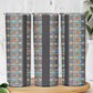 African Ndebele Traditional Attire Skinny Tumbler Black Ndebele Stripe