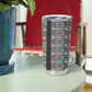 African Ndebele Traditional Attire Tumbler Cup Black Ndebele Stripe