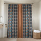 African Ndebele Traditional Attire Bathroom Set Brown Ndebele Stripe