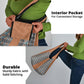 African Ndebele Traditional Attire Grocery Bag Brown Ndebele Stripe