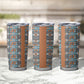 African Ndebele Traditional Attire Tumbler Cup Brown Ndebele Stripe