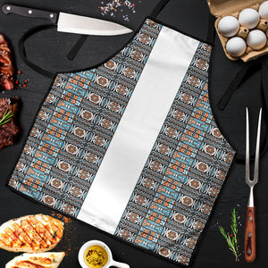 African Ndebele Traditional Attire Apron White Ndebele Stripe