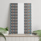 African Ndebele Traditional Attire Canvas Wall Art White Ndebele Stripe