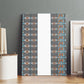 African Ndebele Traditional Attire Canvas Wall Art White Ndebele Stripe