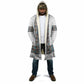 African Ndebele Traditional Attire Cloak White Ndebele Stripe