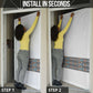African Ndebele Traditional Attire Door Cover White Ndebele Stripe