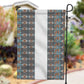 African Ndebele Traditional Attire Garden Flag White Ndebele Stripe