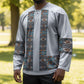 African Ndebele Traditional Attire Hockey Jersey White Ndebele Stripe