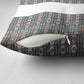 African Ndebele Traditional Attire Pillow Cover White Ndebele Stripe