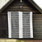 African Ndebele Traditional Attire Quilt White Ndebele Stripe