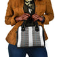 African Ndebele Traditional Attire Shoulder Handbag White Ndebele Stripe