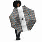 African Ndebele Traditional Attire Umbrella White Ndebele Stripe