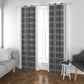 African Ndebele Traditional Attire Window Curtain White Ndebele Stripe