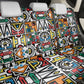 African Geometric Ndebele Patterns Back Car Seat Cover