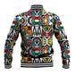 African Geometric Ndebele Patterns Baseball Jacket