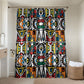 African Geometric Ndebele Patterns Bathroom Set