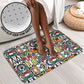 African Geometric Ndebele Patterns Bathroom Set