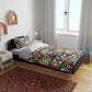 African Geometric Ndebele Patterns Bedding Set