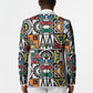 African Geometric Ndebele Patterns Blazer