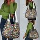 African Geometric Ndebele Patterns Grocery Bag