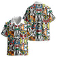African Geometric Ndebele Patterns Kid Hawaiian Shirt