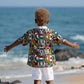 African Geometric Ndebele Patterns Kid Hawaiian Shirt