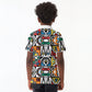 African Geometric Ndebele Patterns Kid Polo Shirt