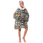 African Geometric Ndebele Patterns Kid Wearable Blanket Hoodie