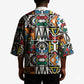 African Geometric Ndebele Patterns Kimono