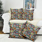 African Geometric Ndebele Patterns Pillow Cover