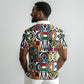 African Geometric Ndebele Patterns Polo Shirt
