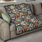 African Geometric Ndebele Patterns Quilt