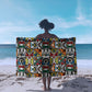 African Geometric Ndebele Patterns Sarong