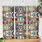 African Geometric Ndebele Patterns Skinny Tumbler