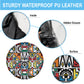 African Geometric Ndebele Patterns Spare Tire Cover
