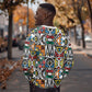 African Geometric Ndebele Patterns Sweatshirt