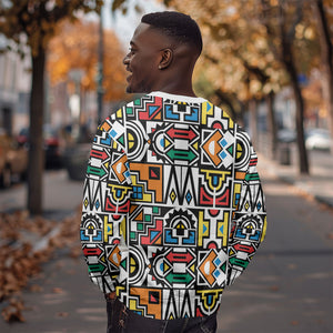 African Geometric Ndebele Patterns Sweatshirt