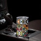 African Geometric Ndebele Patterns Tumbler Cup