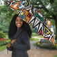 African Geometric Ndebele Patterns Umbrella