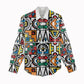 African Geometric Ndebele Patterns Women Casual Shirt