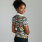 African Geometric Ndebele Patterns Women Polo Shirt